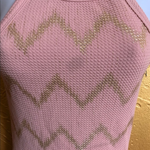 Pink & Gold Tank Top Dress - Picture 2 of 5